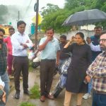 डीएम टिहरी ने किया शहर की नालियों और भवनों का निरीक्षण
