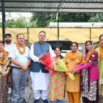 कैबिनेट मंत्री से मिले त्रिस्तरीय पंचायत चुनावों में विजयी जनप्रतिनिधि