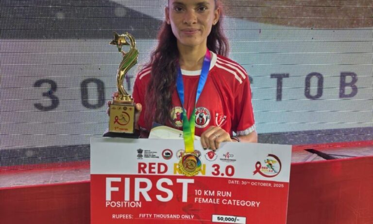 गौरव का पल : उत्तराखण्ड की अनीशा ने 10 किलोमीटर की 3.0 राष्ट्रीय रेड रन मैराथन प्रतियोगिता में किया प्रथम स्थान प्राप्त