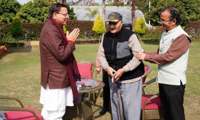 मानवता और संवेदना की मिसाल: सेवानिवृत्त ब्रिगेडियर ने मुख्यमंत्री राहत कोष में दिए 10 लाख रुपये…